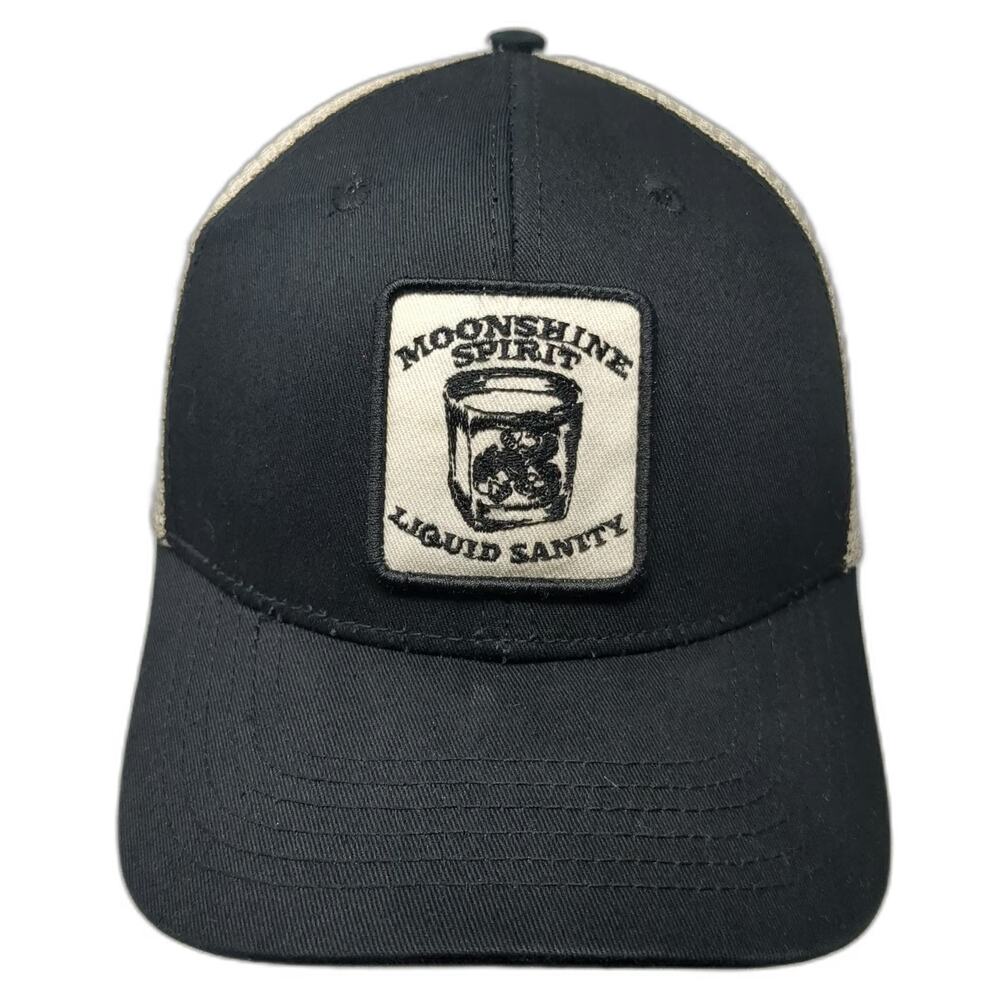 Moonshine Spirit Brad Paisley Trucker Hat Black OS Mesh Snapback Liquid Sanity